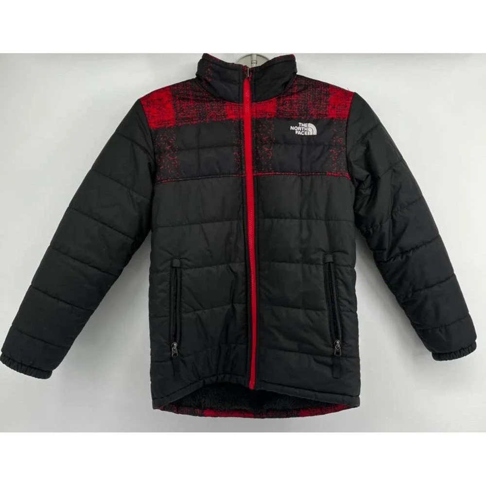 The North‎ Face Reversible Midweight Puffer Jacket Kids Chimborazo Boys M 10/12